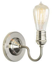  WS157BSNRT6B - Wall Sconce Retro Satin Nickel E26 Edison Bulb 60W